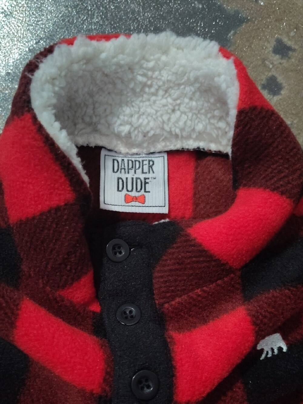 Kids Red & Black Buffalo Plaid Pullover Fleece Top2t $25 - Picture 2 of 3